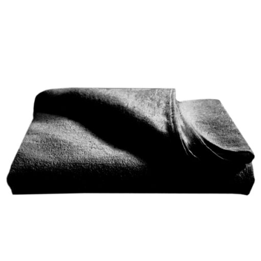 Crown Black Towel