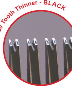 DMI 30 Tooth Thinning Scissors 6 inch Black