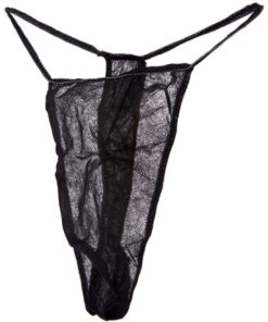 Disposable Black G String (50 pk)