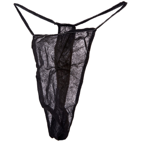 Disposable Black G String (50 pk)
