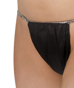 Disposable Black G String (50 pk)