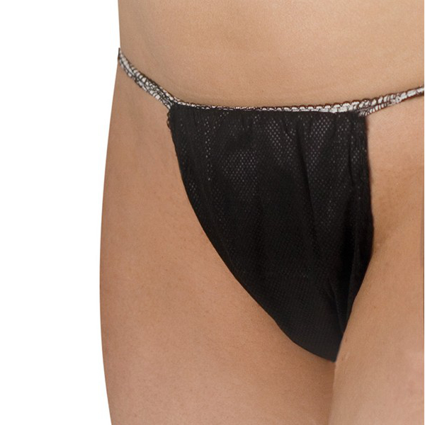 Disposable Black G String (50 pk)