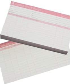 Perm Record Cards with Tinting records