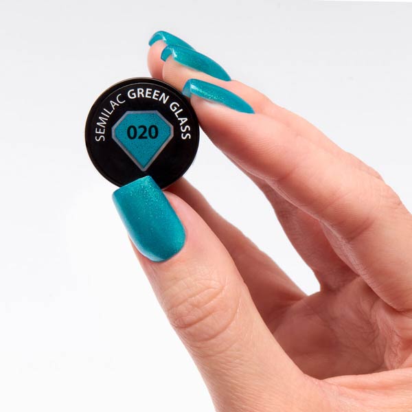 Semilac UV Hybrid Green Glass