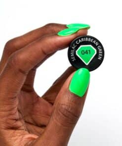 UV Hybrid Semilac Caribbean Green