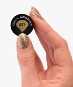 UV Hybrid Semilac Gold Disco