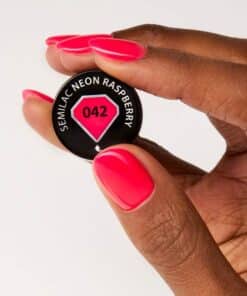 UV Hybrid Semilac Neon Raspberry