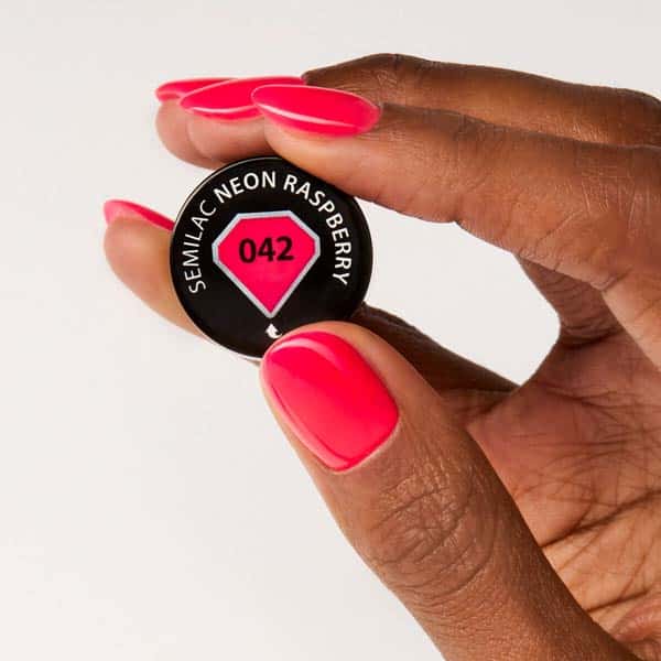 UV Hybrid Semilac Neon Raspberry