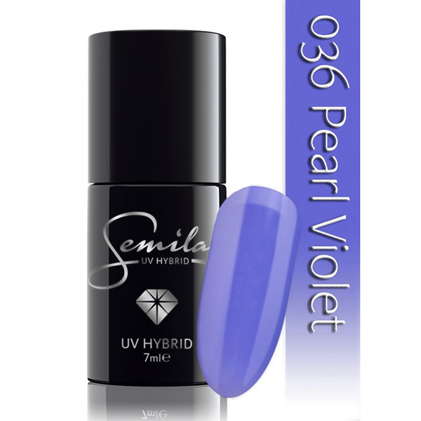 UV Hybrid Semilac Pearl Violet 036 - The Hair And Beauty Company