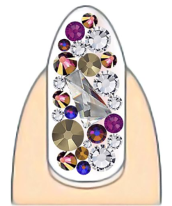 Crystal Culture SD 92 Gold Lilac Bling