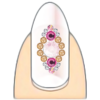 Crystal Culture Rose Brooch