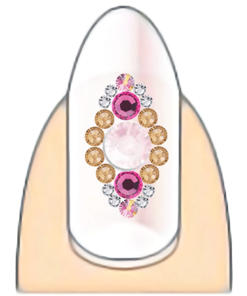 Crystal Culture Rose Brooch