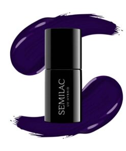 UV Hybrid Semilac Black Plum 089