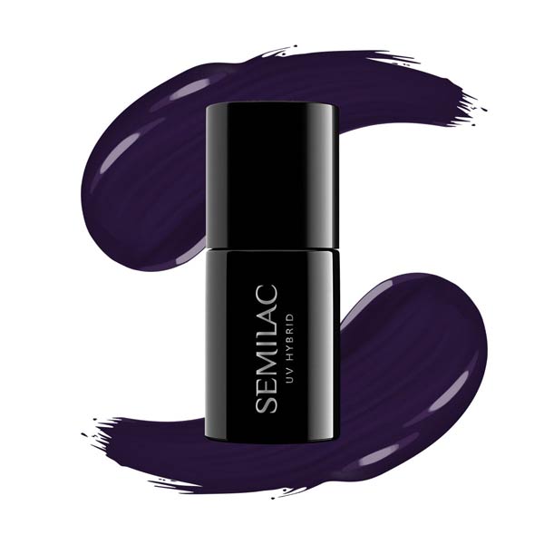 UV Hybrid Semilac Black Purple 100