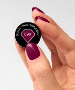UV Hybrid Semilac Dark Purple Wine