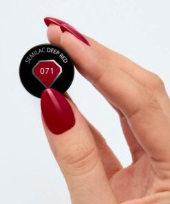 UV Hybrid Semilac Deep Red