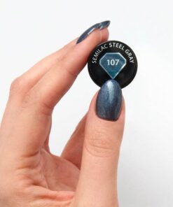 UV Hybrid Semilac Steel Gray