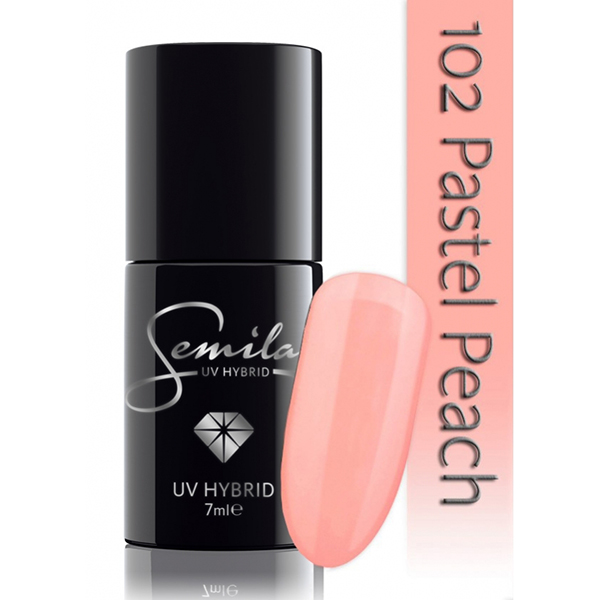 UV Hybrid Semilac Pastel Peach 102 The Hair And Beauty Company uv-hybrid-semilac-pastel-peach-102-the-hair-and-beauty-company