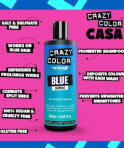 Crazy Color Vibrant Color Shampoo Blue new