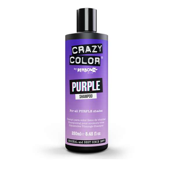Crazy Color Vibrant Color Shampoo Purple 250ml