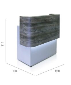 REM Lunar Reception Desk size