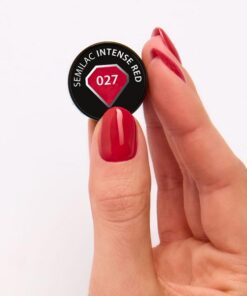 Semilac Intense Red 027 Gel Polish