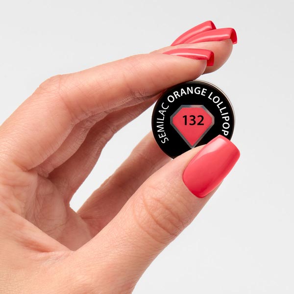 Semilac Orange Lollipop 132 Gel Polish