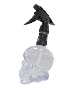 Skull Barber Water Spray Bottle Clear