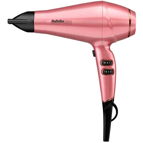 BaByliss PRO Keratin Lustre Hairdryer Pink Blush
