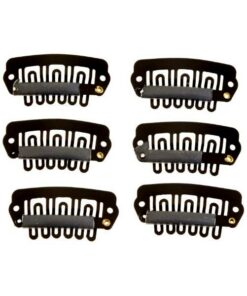 American Dream Hair Extensions Clips Black
