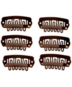 American Dream Hair Extensions Clips Brown