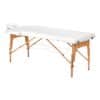 2 Part Portable Wooden Massage Bed White balance