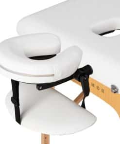 2 Part Portable Wooden Massage Bed White balance 2