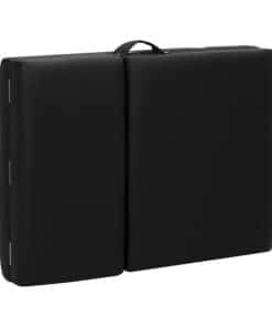 3 part Portable Wooden Massage Bed Black Balance 4