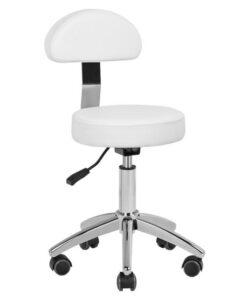 Regular Beauty Stool With Backrest