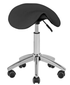 THBC Beauty Saddle Stool Black