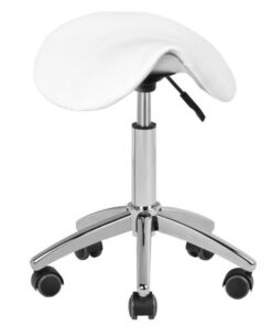 THBC Beauty Saddle Stool White