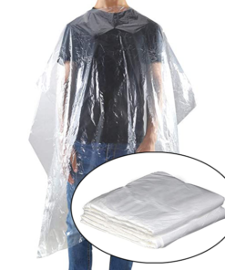 Disposable Capes Clear 50pk