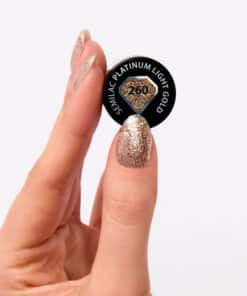 UV Hybrid Semilac Platinum Light Gold 260