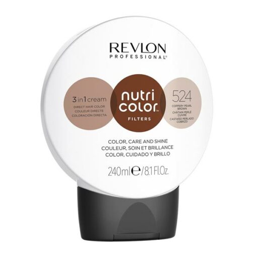 Revlon Nutri Color Filter 524 Coppery Pearl Brown 240ml