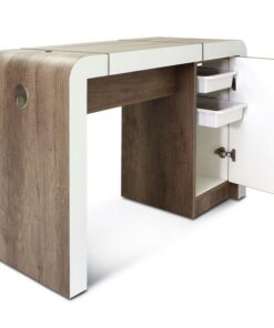 REM Concorde Nail Table with storage open