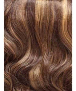 Stranded Hair Extensions 20 inch One Piece Curly 4 27 Coralbells