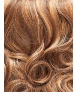 Stranded Hair Extensions 20 inch One Piece Curly 6 27 Honeyblush