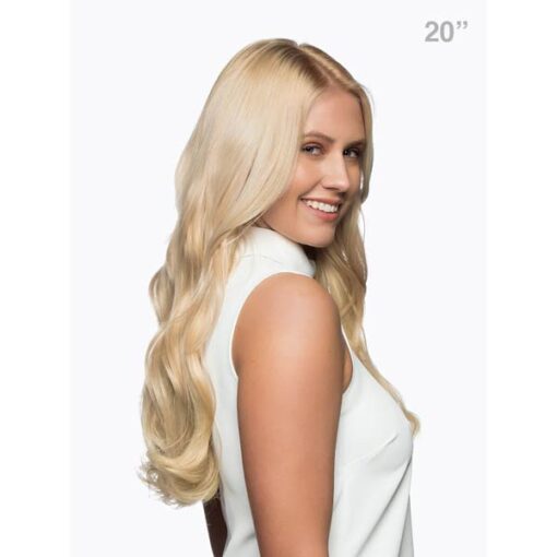Stranded Hair Extensions 20 inch One Piece Curly side look