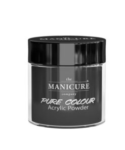 The Manicure Company Coloured Acrylic Powder Pure Black