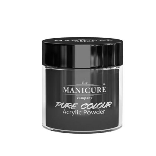 The Manicure Company Coloured Acrylic Powder Pure Black