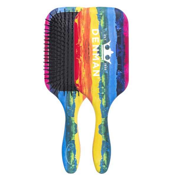 Denman Tangle Tamer Ultra D90L Brush Rainbow Of Hope | The Hair And Beauty  Company