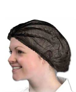 Disposable Mob Caps Black 100 pk