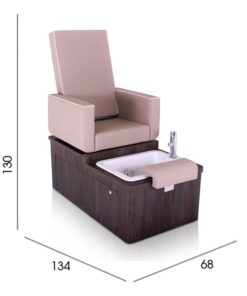 REM Centenary Spa Pedicure Chair size