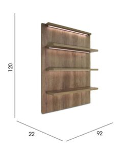 REM Glam Salon Display Unit with LED Light size